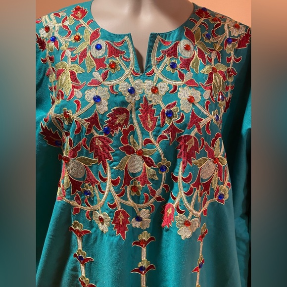 Dress from Egypt, Size-XL, Color-Green - Picture 4 of 5